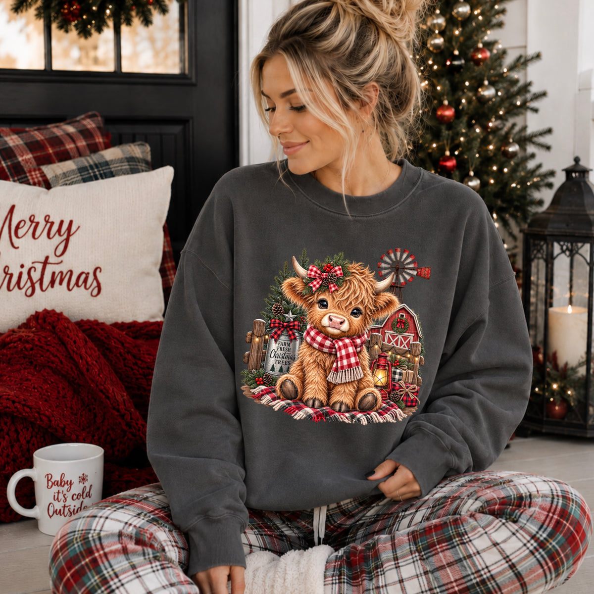 Highland Cow Christmas - Transfers (SDD)