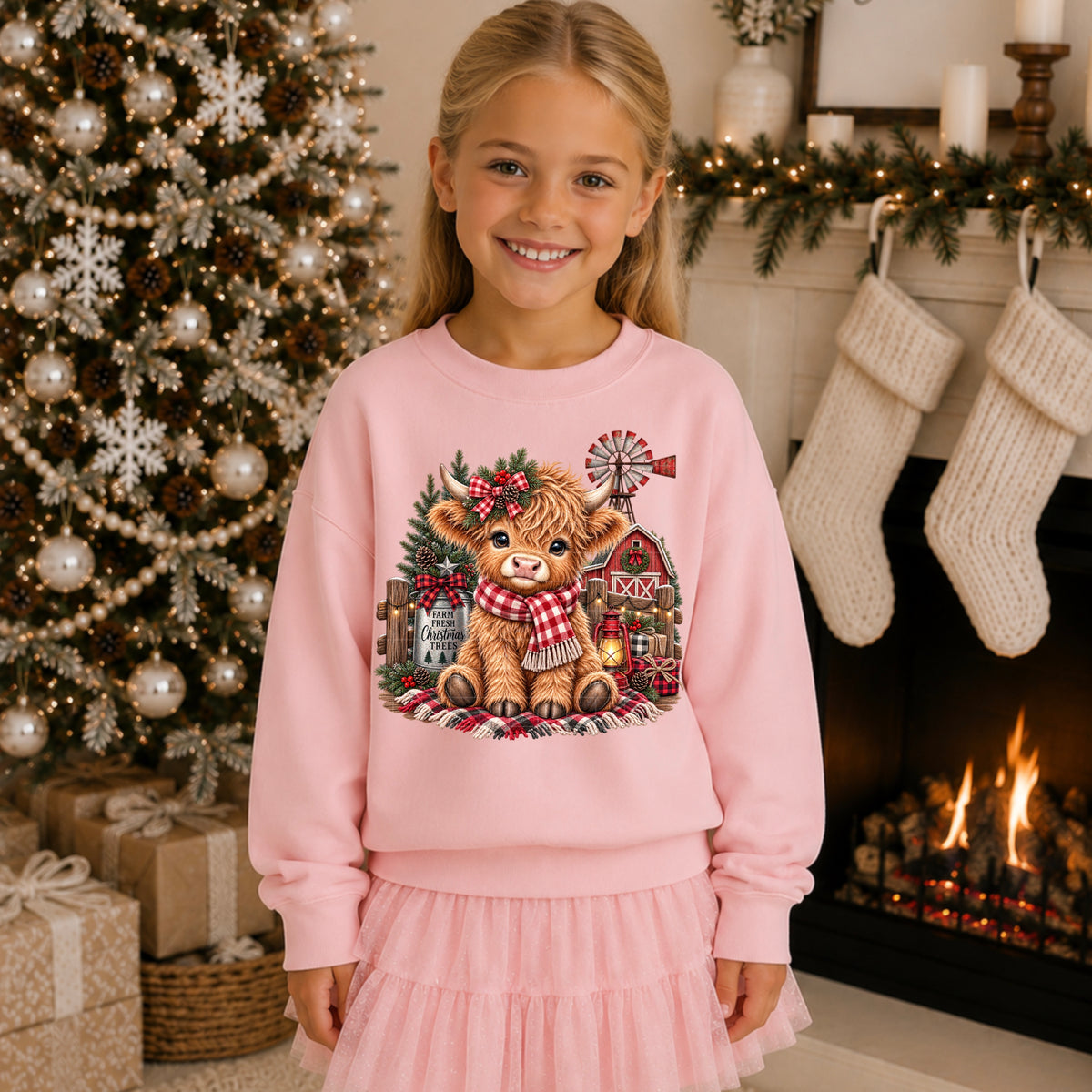 Highland Cow Christmas - Transfers (SDD)