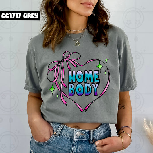 Homebody Ribbon Heart -  TRANSFERS (HW)