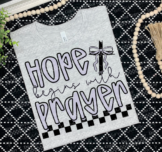Hope begins With Prayer - TRANSFER (CML)