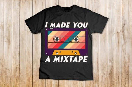 I Made You a Mixtape Retro Cassette - TRANSFER (CF)