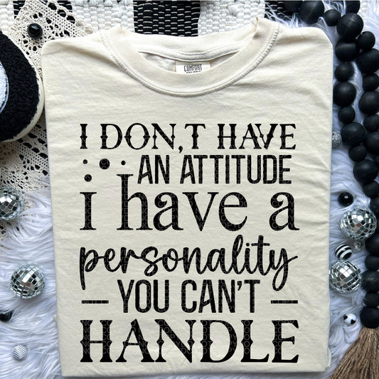 I Don't Have an Attitude - TRANSFER (CF)