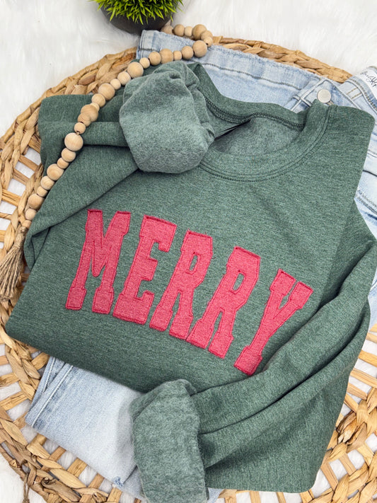Merry - EMBROIDERED SWEATSHIRT