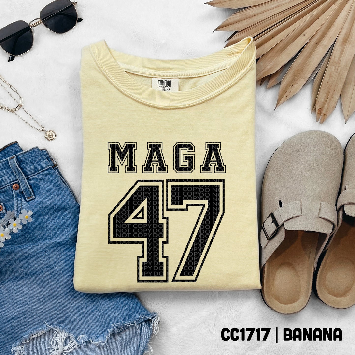 MAGA 47 Varsity Black - TRANSFER (TGG)