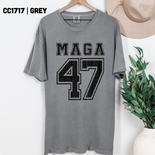 MAGA 47 Varsity Black - TRANSFER (TGG)