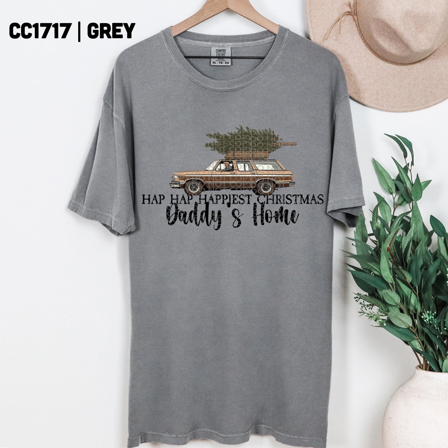 Daddy’s Home Station Wagon with Tree - TRANSFER (TGG)