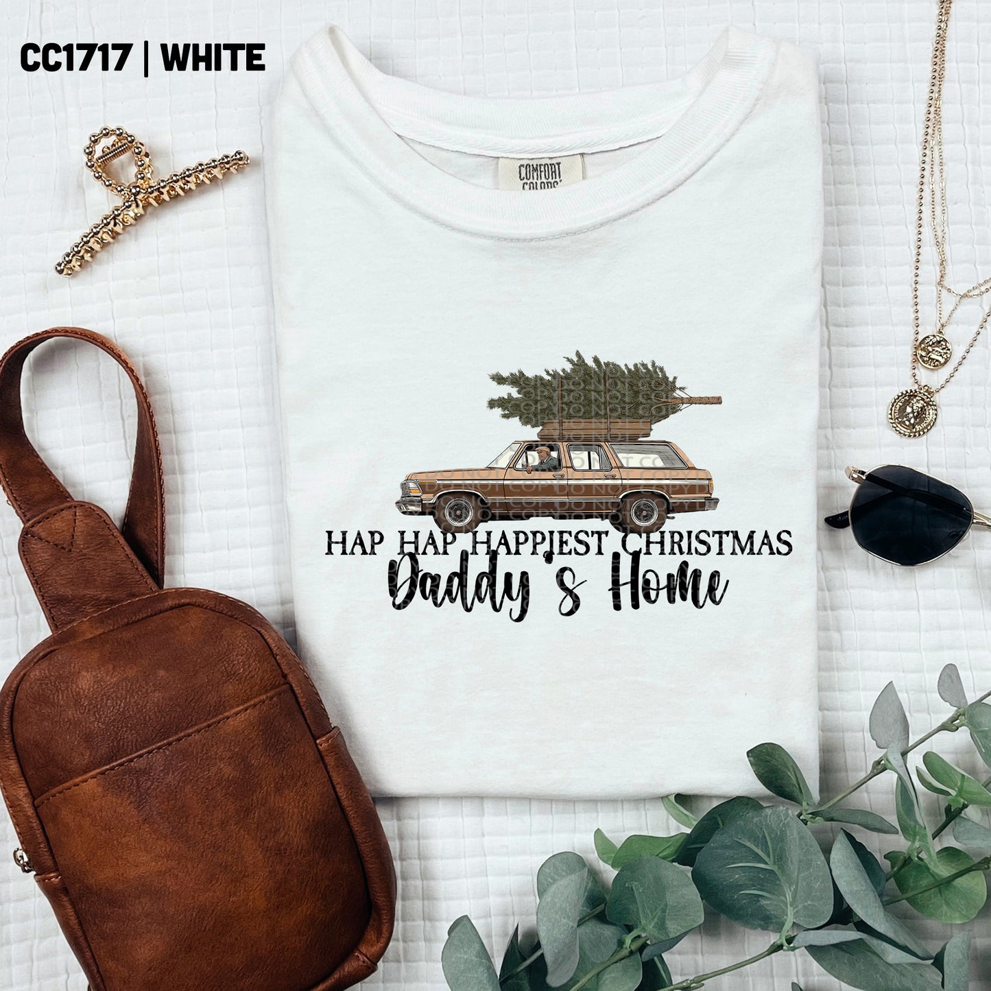 Daddy’s Home Station Wagon with Tree - TRANSFER (TGG)