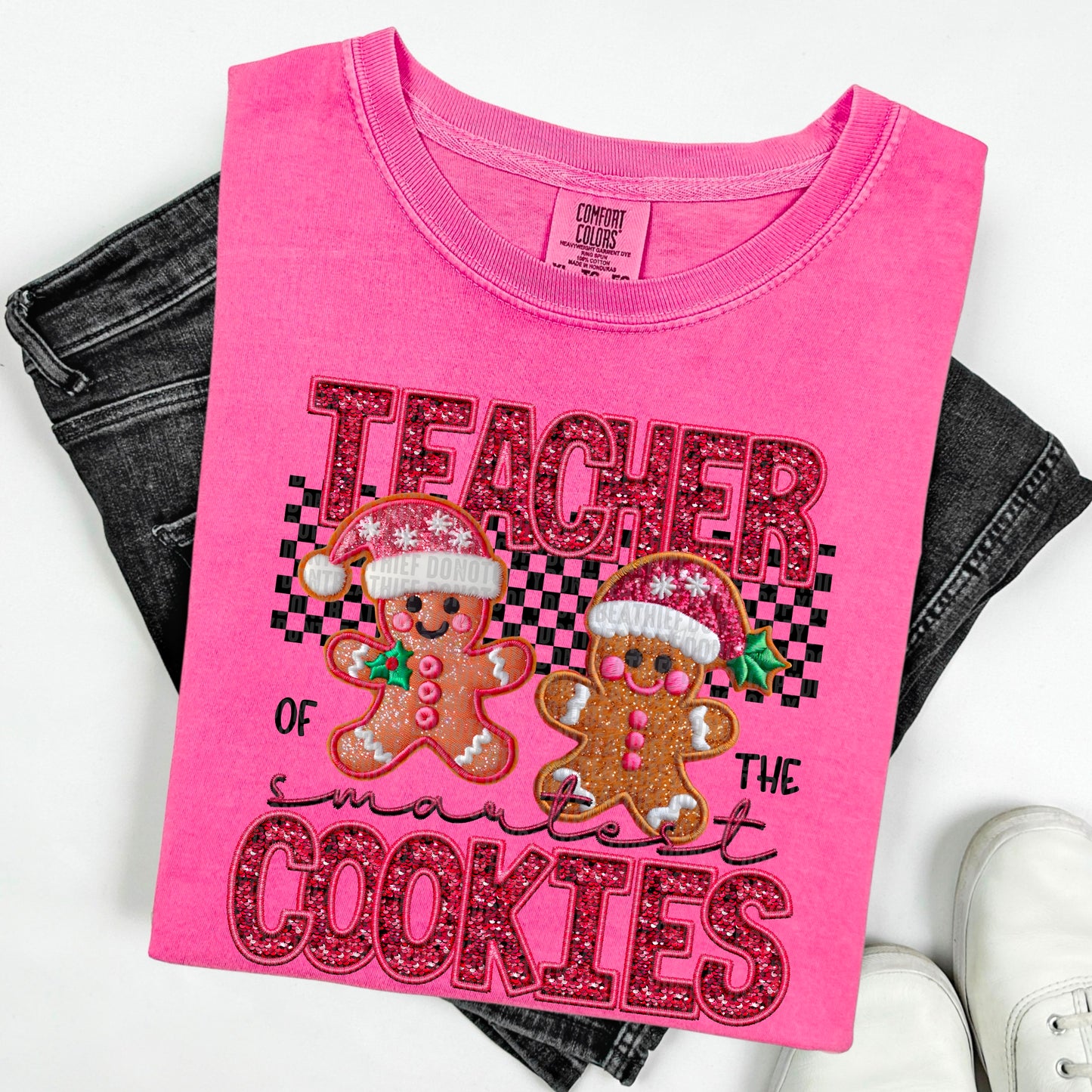 Teacher of the Smartest Cookies Gingerbread - TRANSFER (SDD)