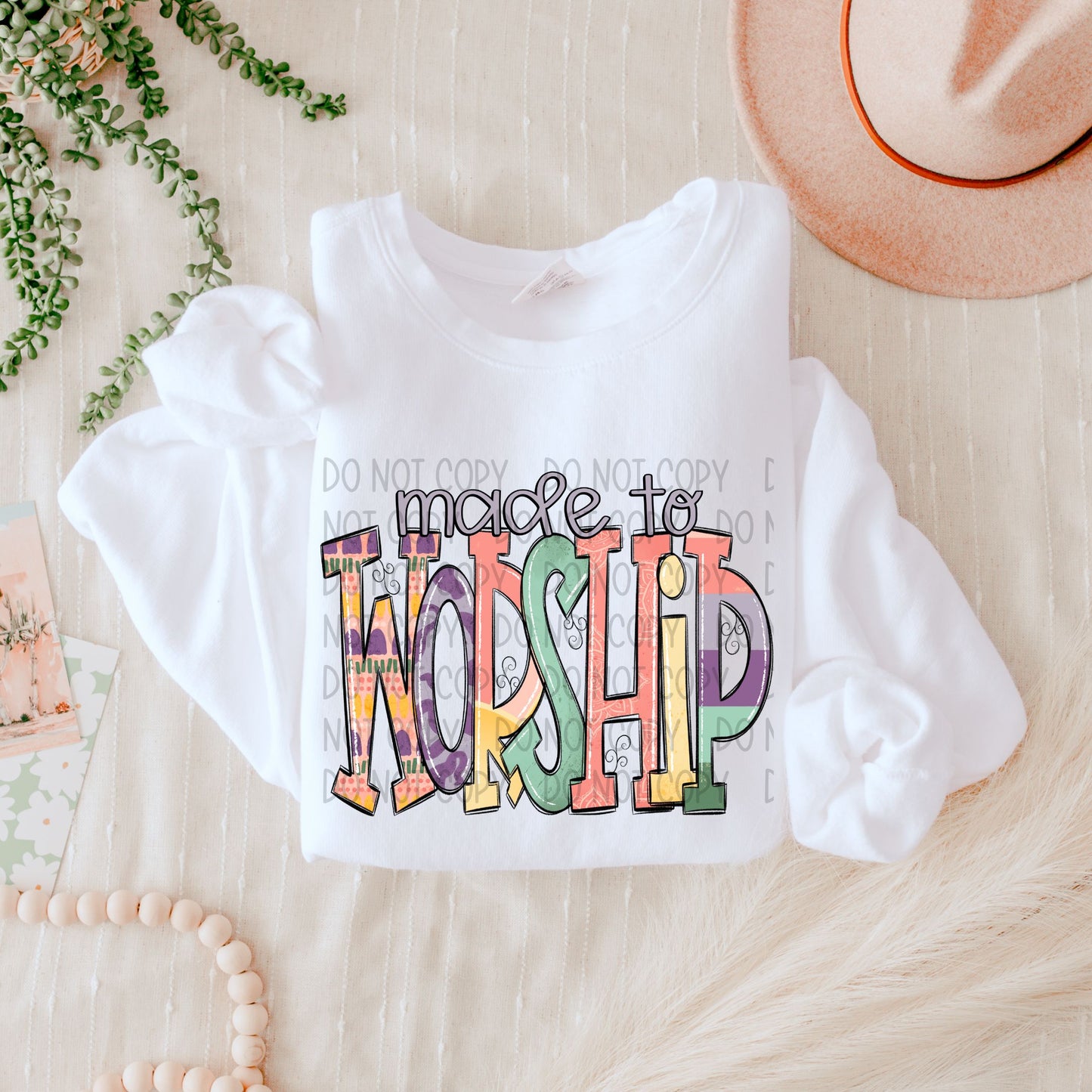 Made to Worship Multicolor - TRANSFER (SW)