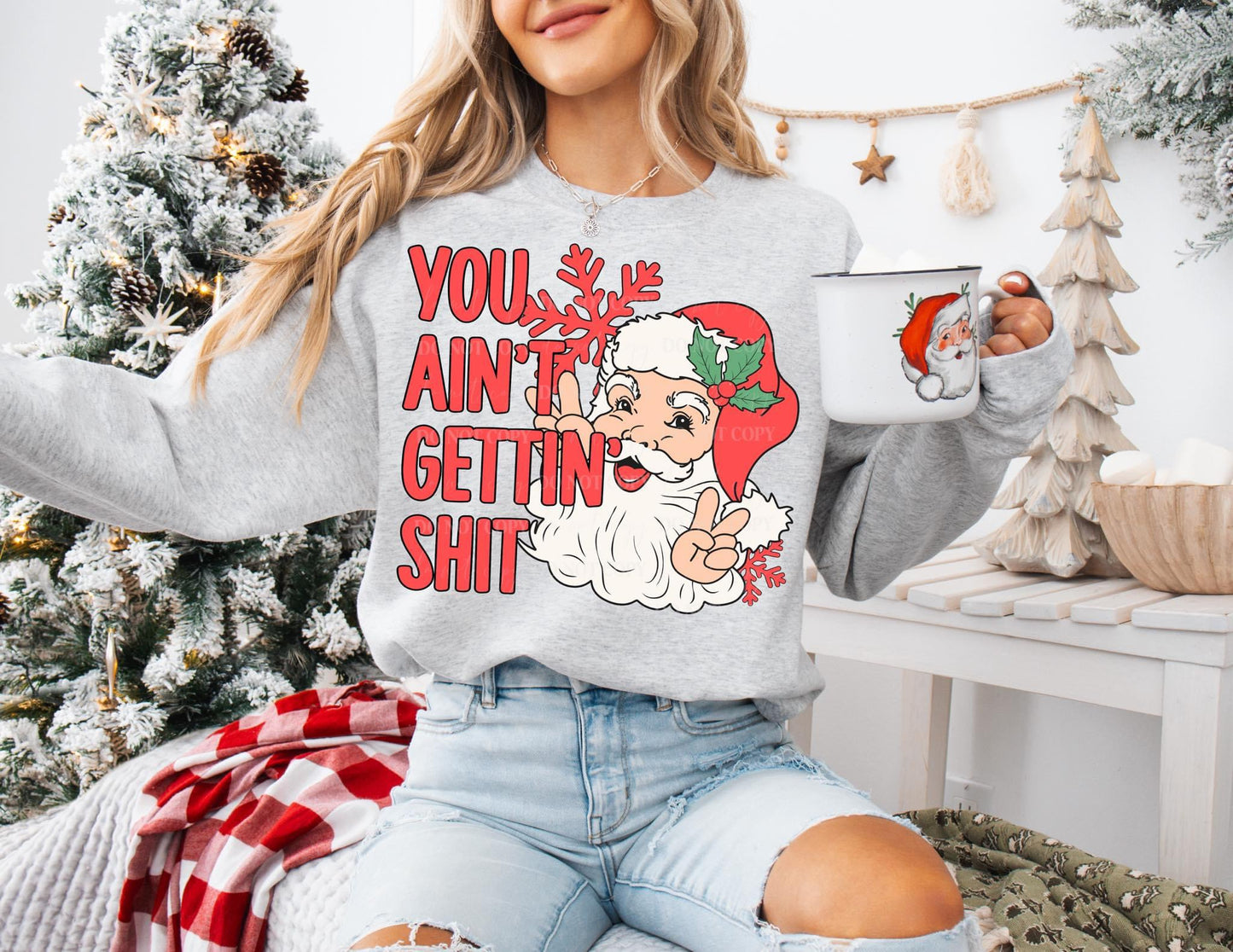 You Ain’t Getting Shit Santa - TRANSFER (L)