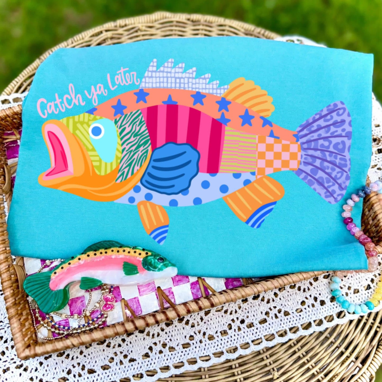 Catch ya later patchwork fish - TRANSFER (CC)