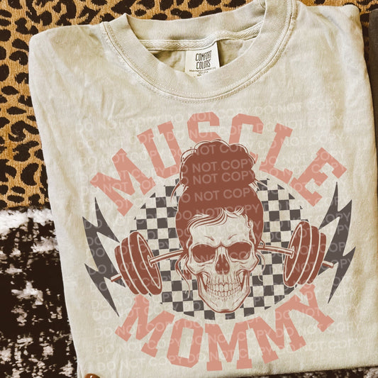 Muscle Mommy Peach - TRANSFERS (SC)