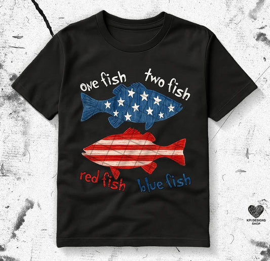One Fish Two Fish Red Fish Blue Fish / Whiteink -   TRANSFERS (KPI)