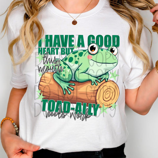 I Have A Good Heart But This Mouth -   TRANSFERS (FDCD)