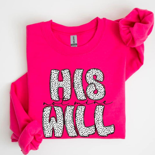 His Will Not Mine- Transfer (SDD)