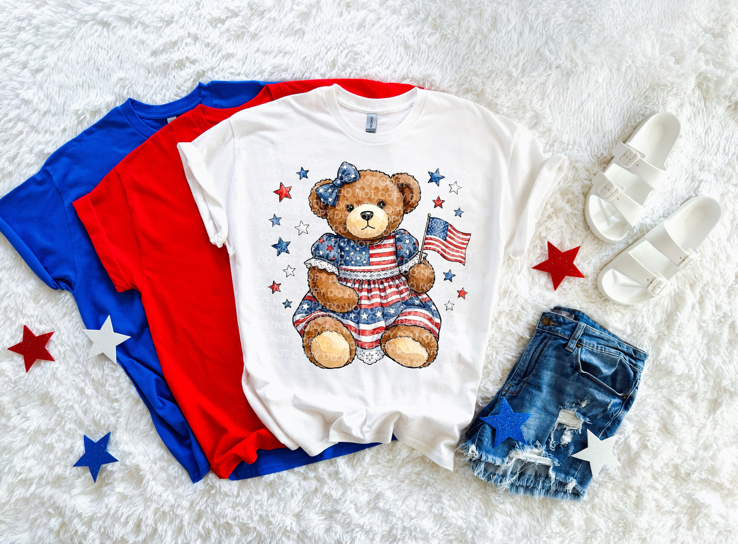 Patriotic Bear - TRANSFER (SC)