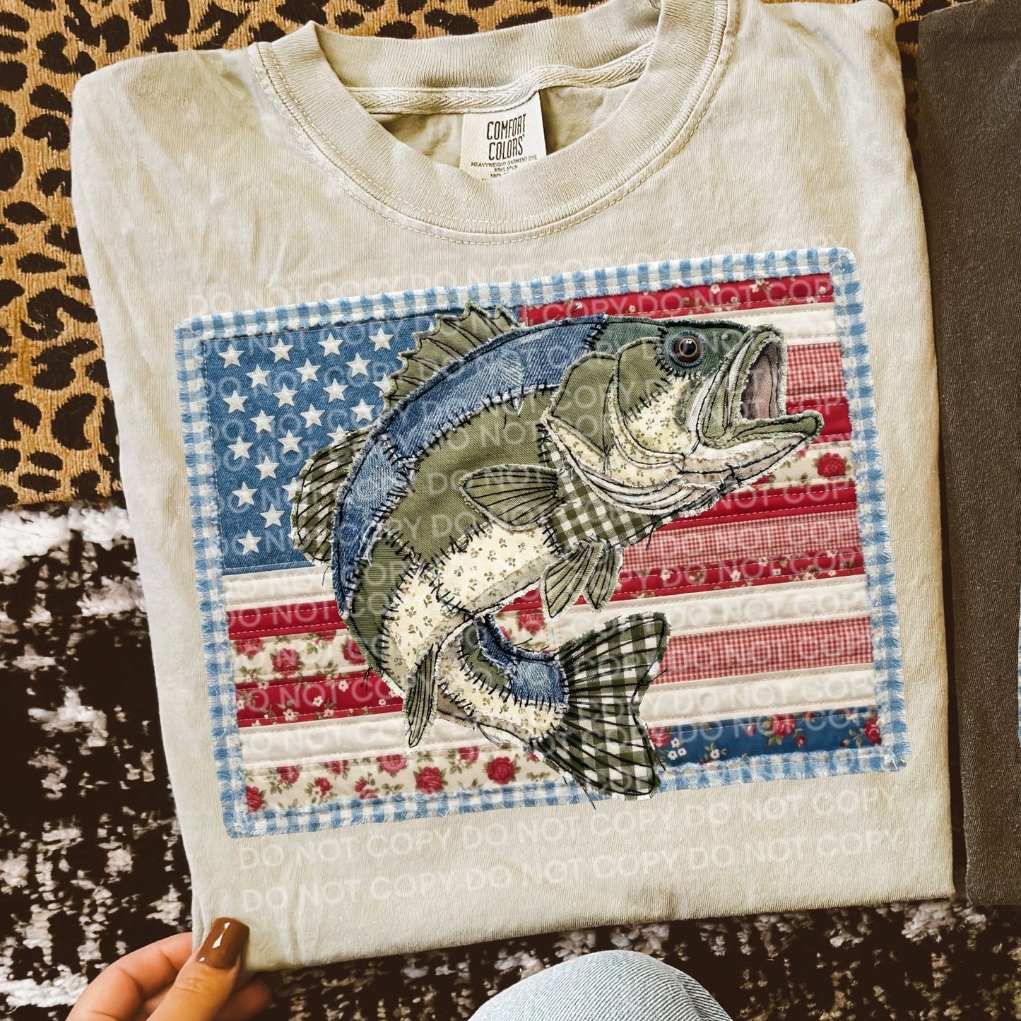 Bass American Flag - TRANSFER (SC)
