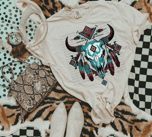 Boho Skull - TRANSFER (SC)