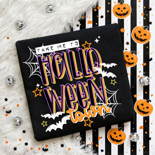 Take Me To Halloween Town / White - Transfers (CSC)