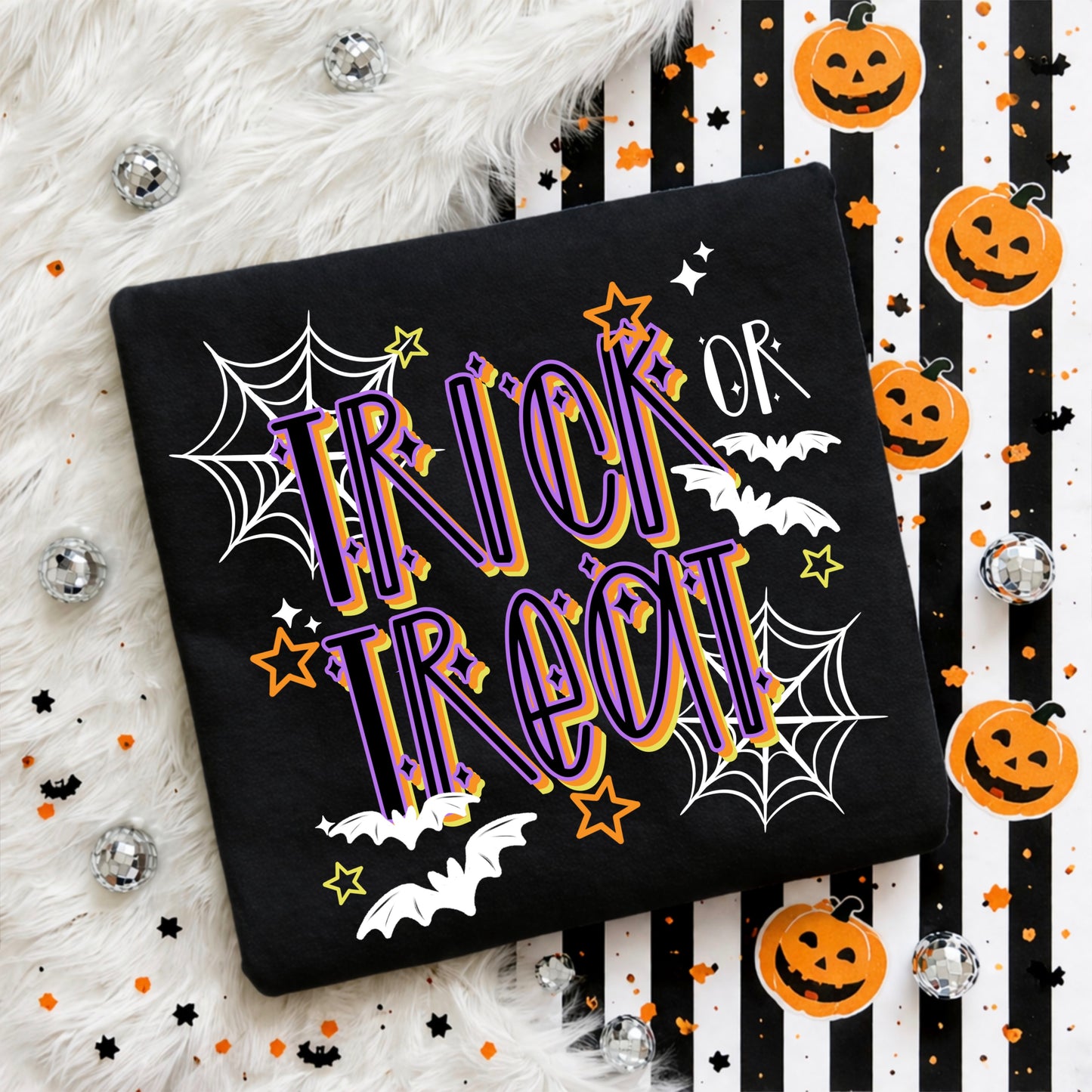 Trick Or Treat / White Web  - Transfers (CSC)