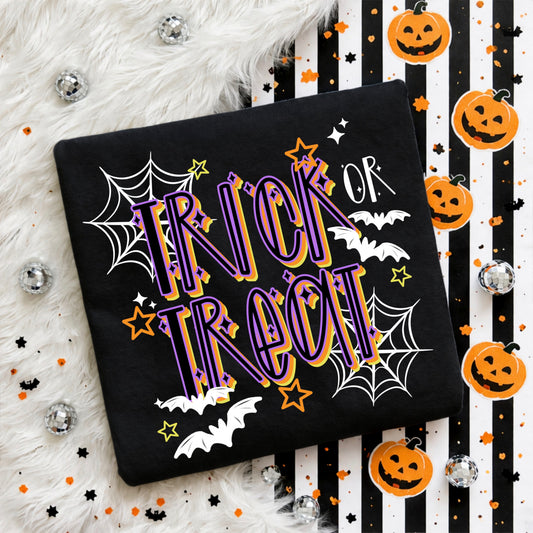 Trick Or Treat / White Web  - Transfers (CSC)