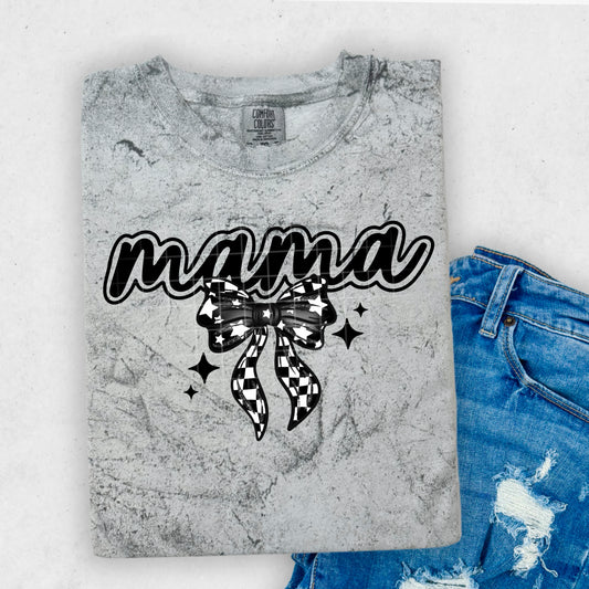 Mama With Checkered Bow - TRANSFER (CS)