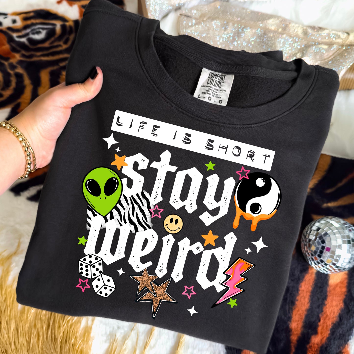Stay Weird / White - Transfers (CSC)