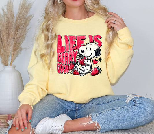 Life Is Berry Good - TRANSFERS (Pine)