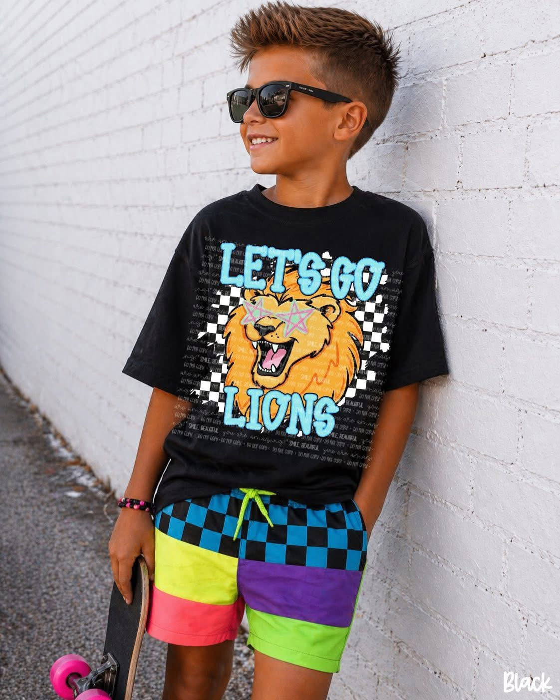 Let's Go Lions / Checkered - TRANSFER (CC)