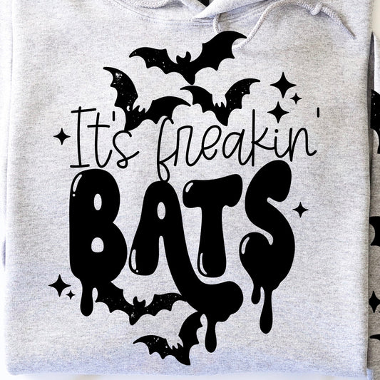 Bats - FRONT ONLY / BLACK - TRANSFERS (CSC)