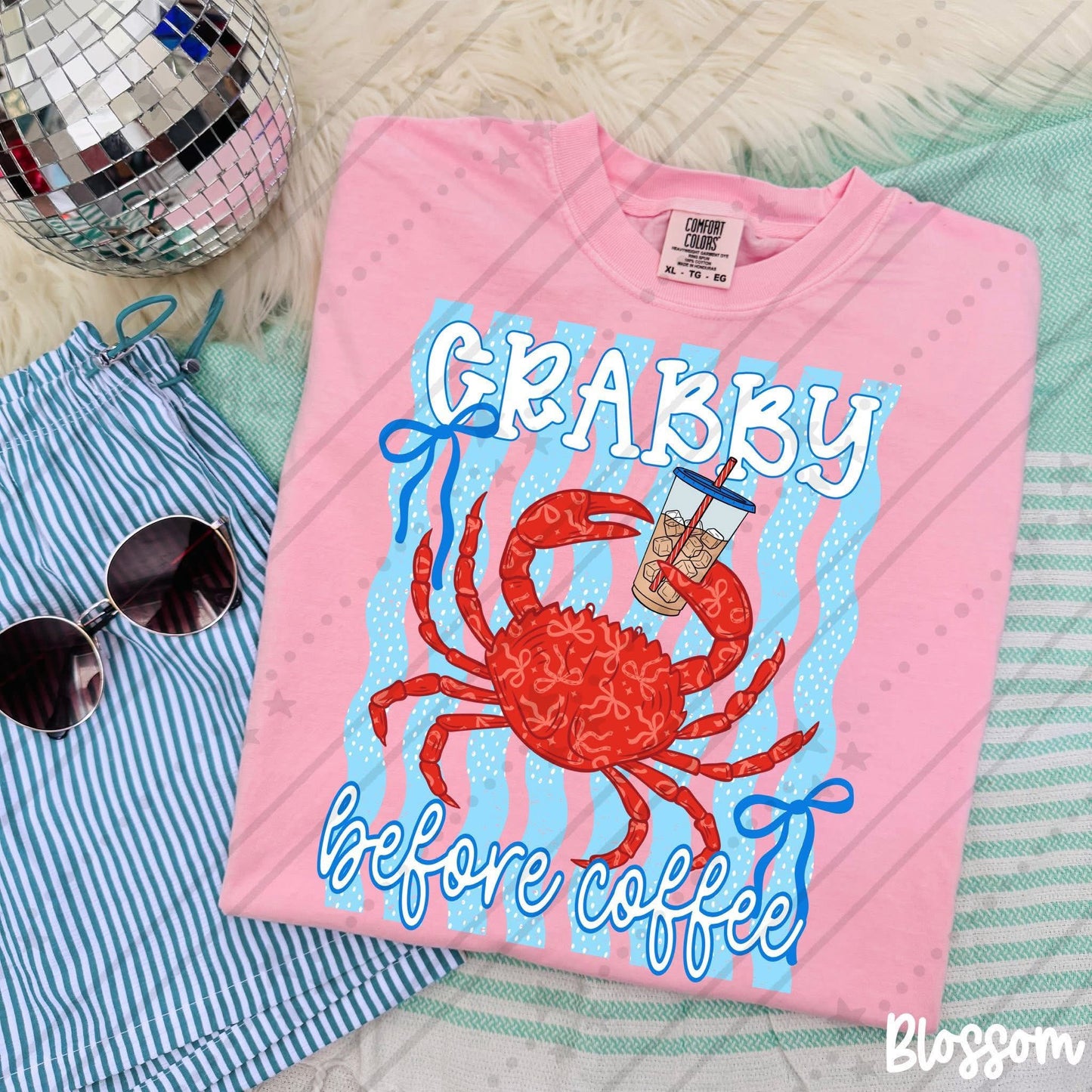 Crabby Before Coffee - TRANSFER (CC)