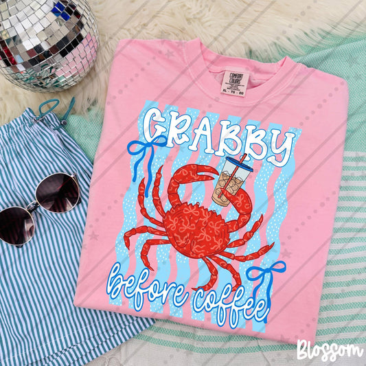 Crabby Before Coffee - TRANSFER (CC)