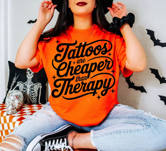 Tattoos Are Cheaper Than Therapy -  TRANSFER (Lyttle)
