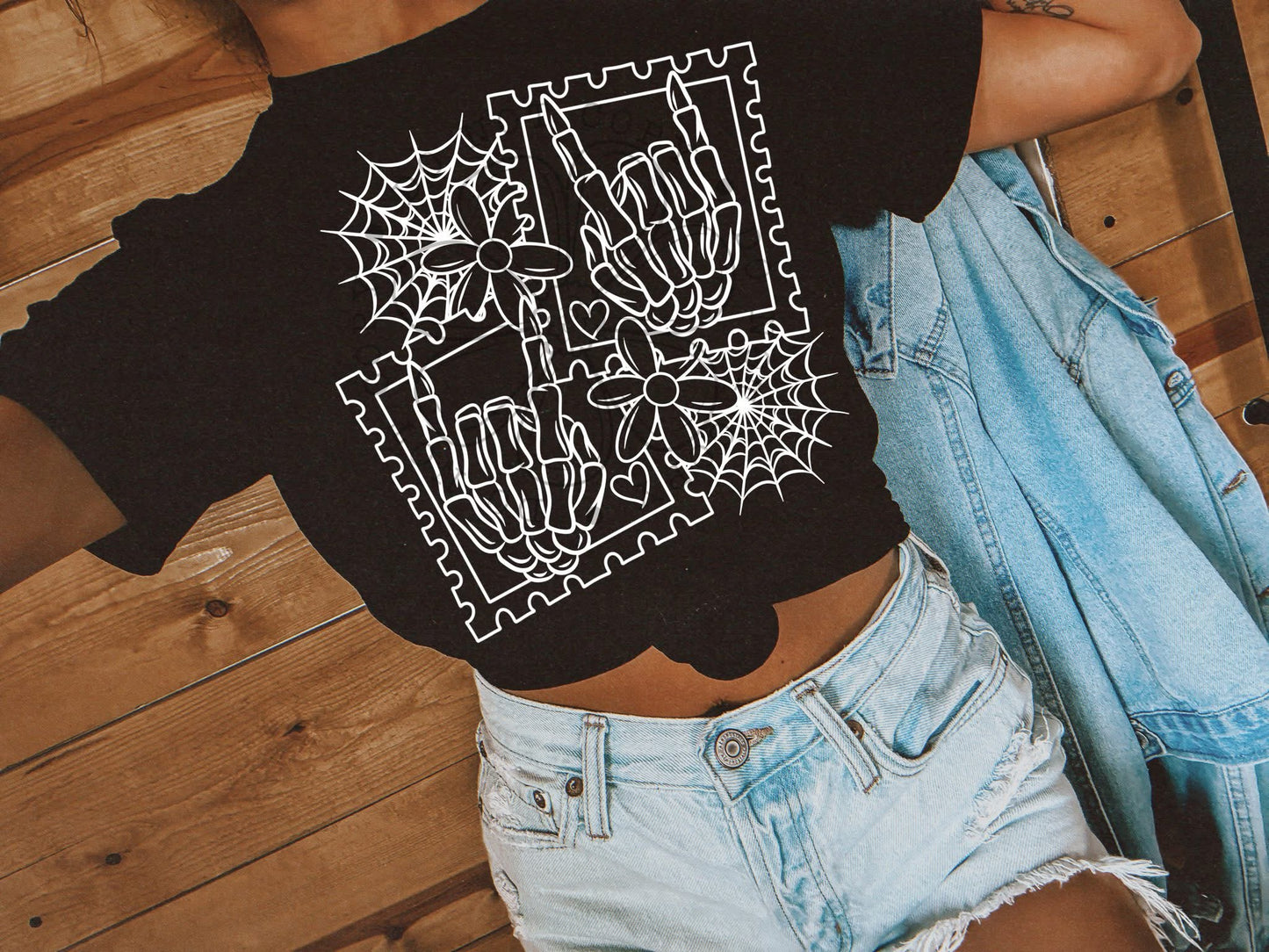 Skelly Stamps / White -  TRANSFER (Lyttle)