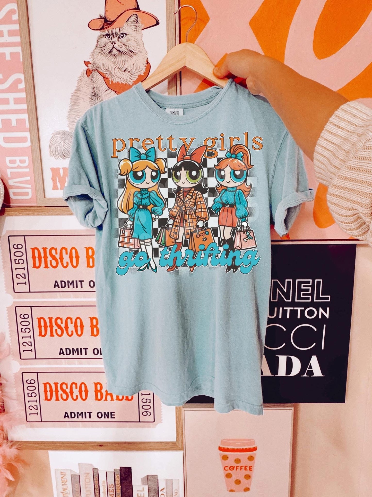 Pretty Girls Go Thrifting - TRANSFERS (Lyttle)