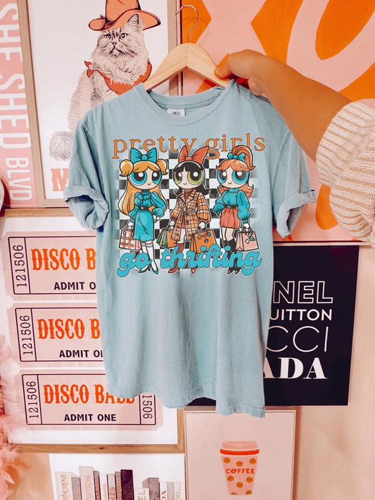 Pretty Girls Go Thrifting - TRANSFERS (Lyttle)