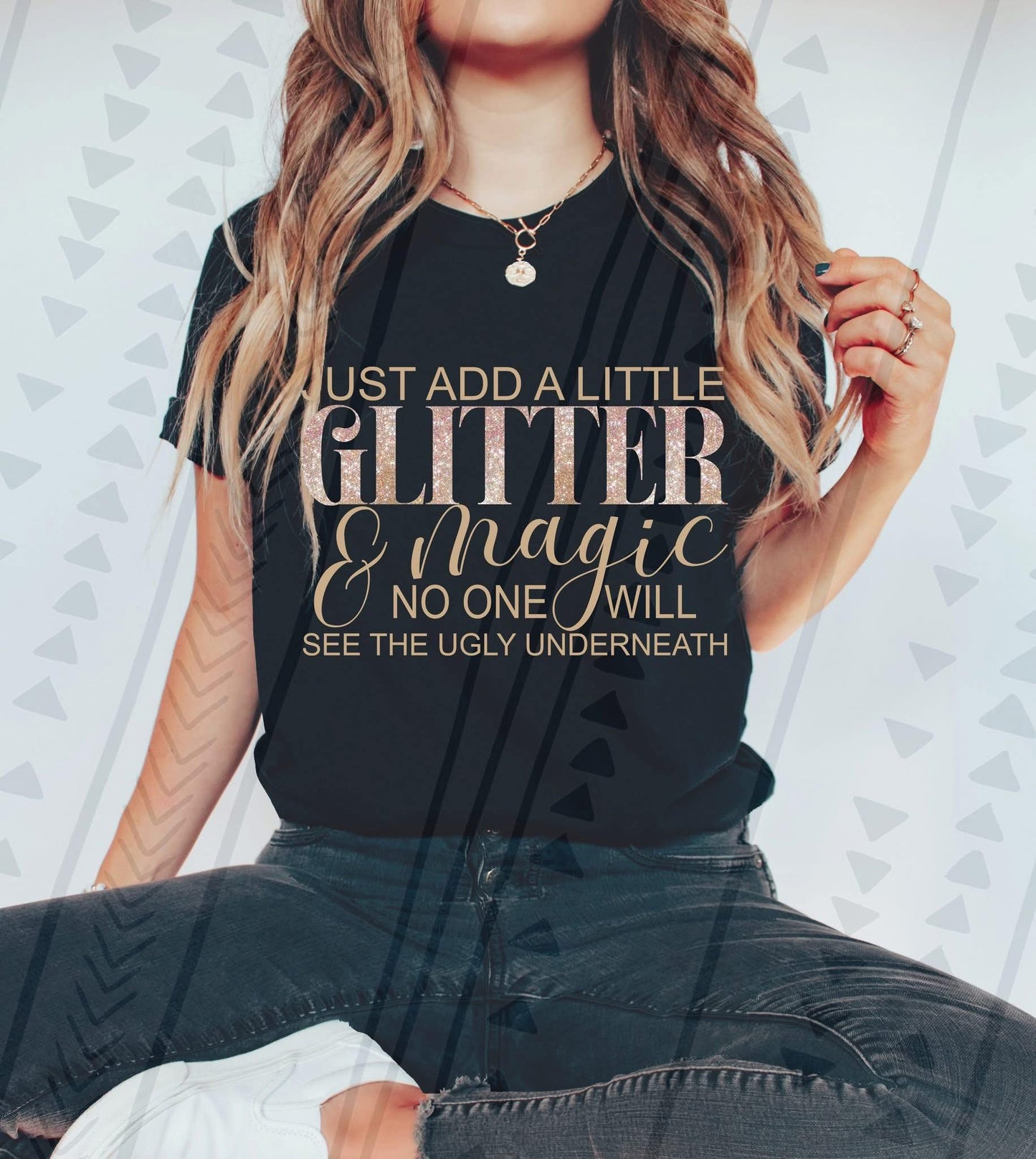 Just Add A Little Glitter -  TRANSFER (TGG)