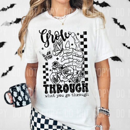 Grow Through What You Go Through / Black -   TRANSFER (SBB)