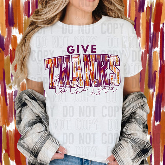 Give Thanks -   TRANSFER (SBB)