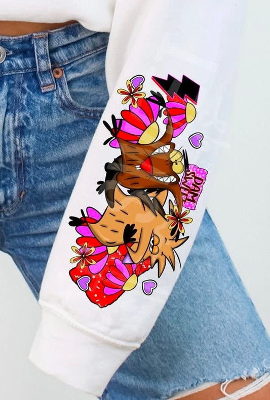 Happy Valentine's - SLEEVE ONLY- TRANSFERS (CST)