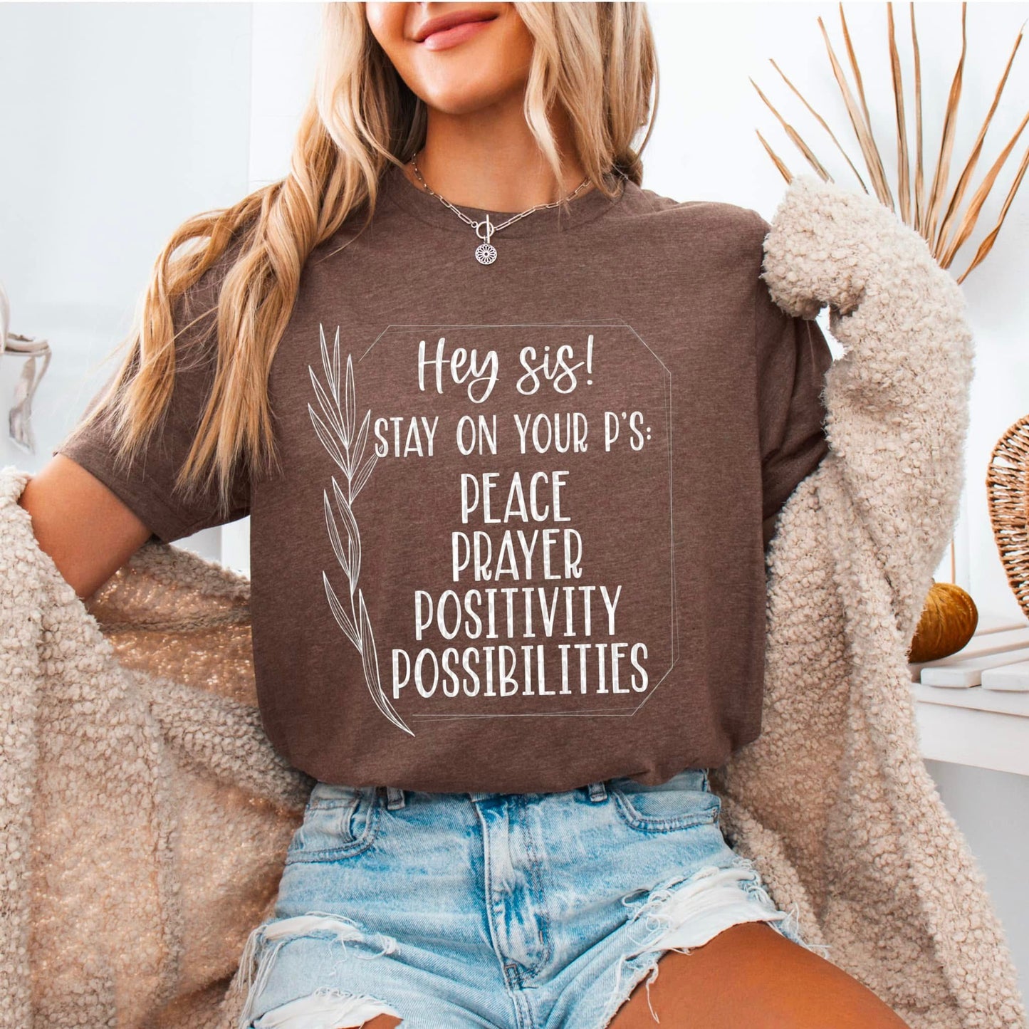 Hey Sis Stay On Your P'S:  / White Writing - TRANSFERS (SDD)