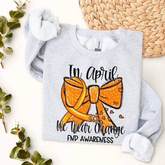 In April We Wear Orange / Black Writing - TRANSFERS (SDD)