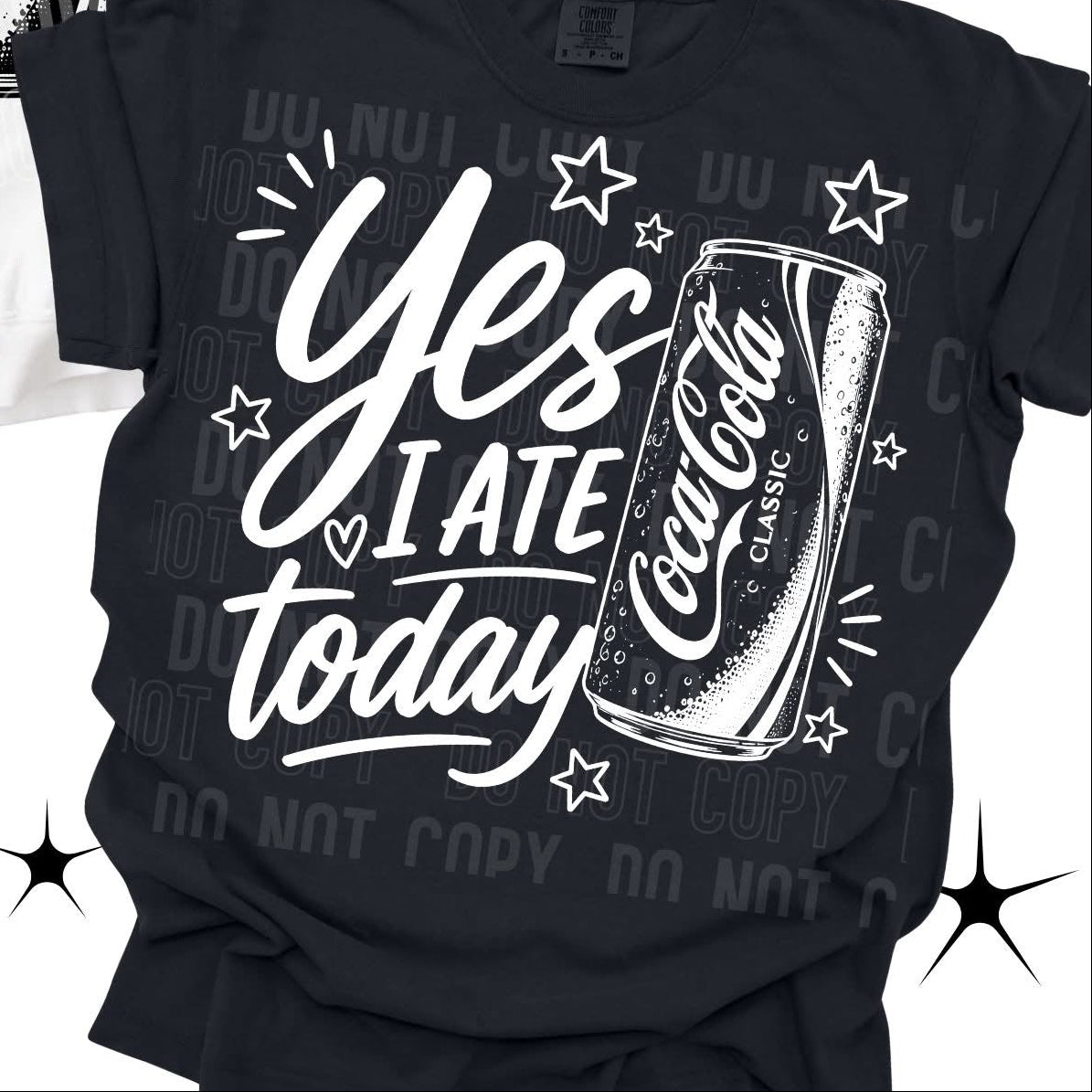 I Ate Today / White - Transfers (SBB)