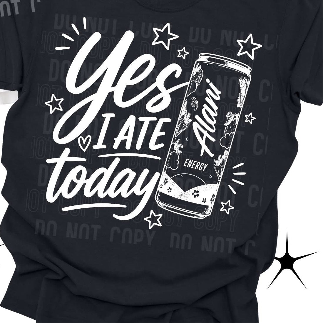 I Ate Today / White - Transfers (SBB)