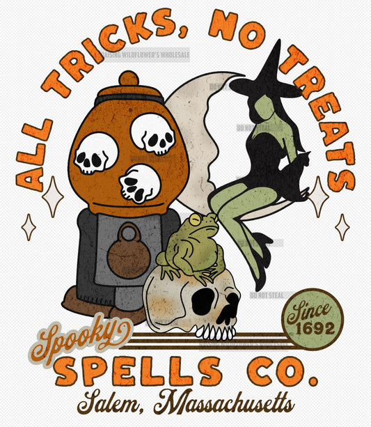 all tricks no treats spells co - TRANSFER (S)