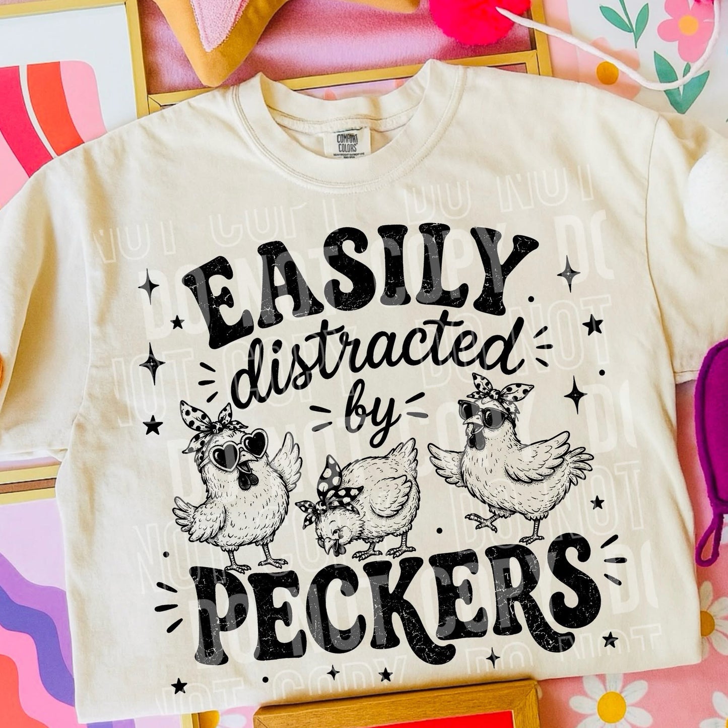 Easily Distracted By Peckers - Transfers (SBB)