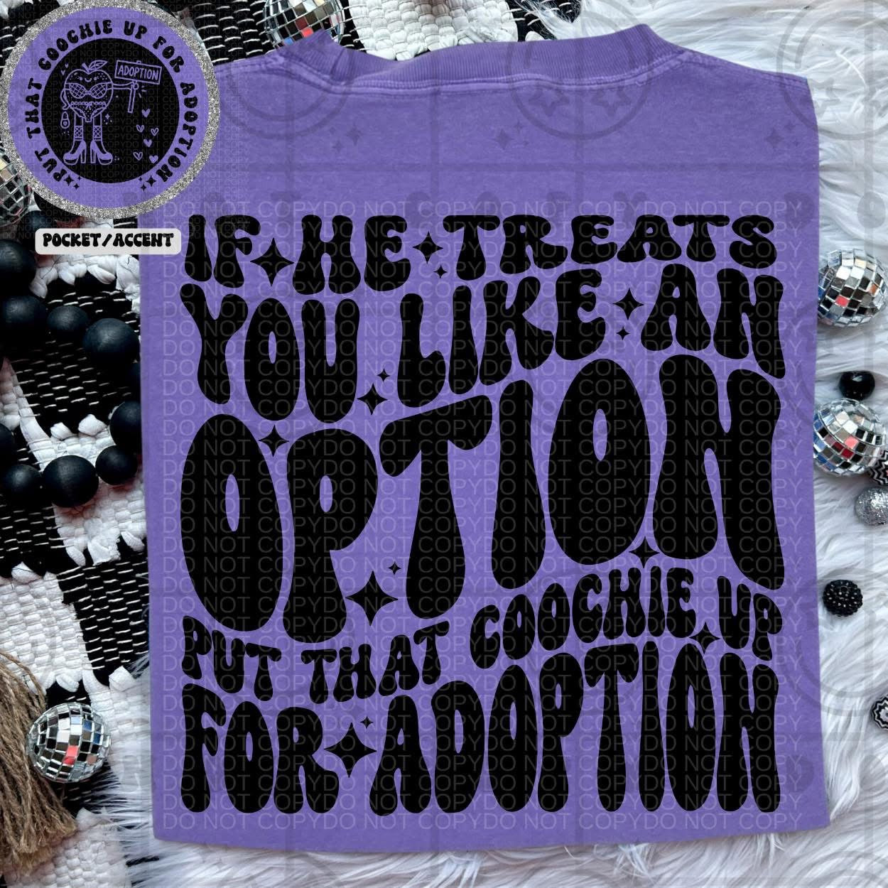 If He Treats You Like An Option -  TRANSFERS (HW & CML)