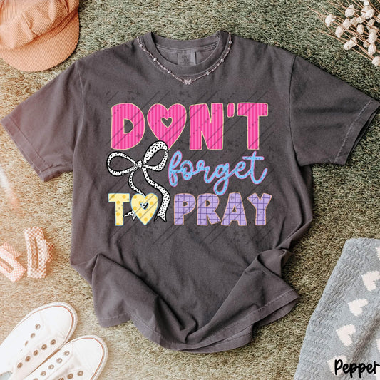 Don't Forget To Pray - Transfers (CC)