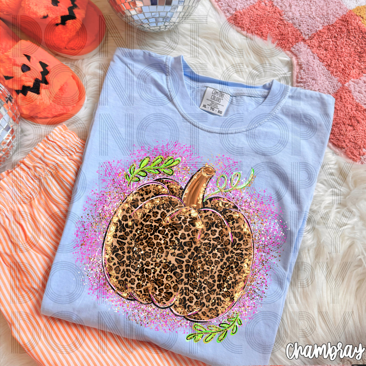 Leopard Pumpkin - Transfers (SS)