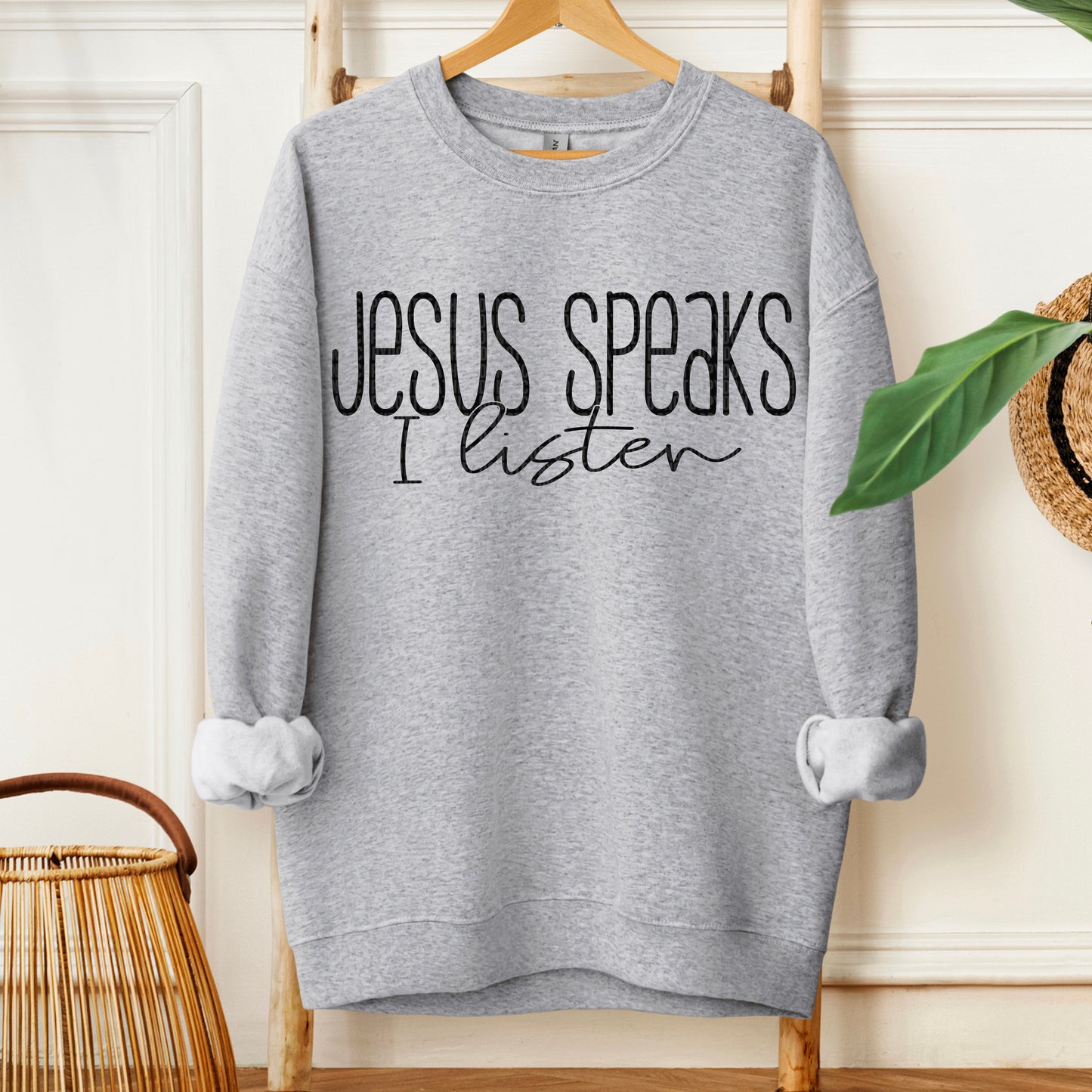 Jesus Speaks I Listen / Black -   TRANSFER (SDD)